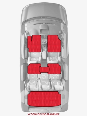 ЭВА коврики «Queen Lux» комплект для Ford Fusion